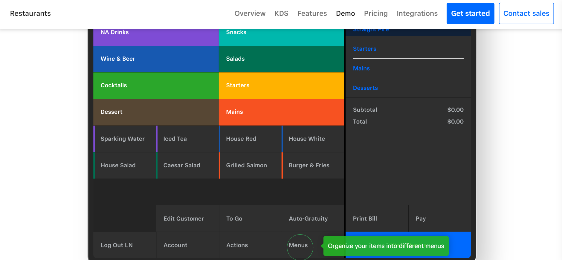 Square POS Integration Features